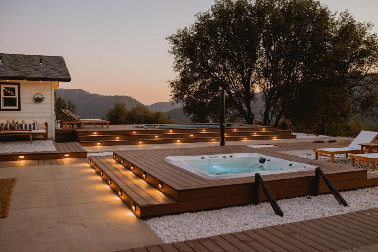 Boho Chic Oasis By Casa Oso With Pool, Spa And Views Ahwahnee Exterior foto